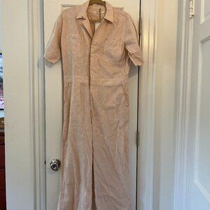 Christy Dawn Linen Striped Jumpsuit